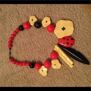 Fun ladybug necklace 🎉🎉